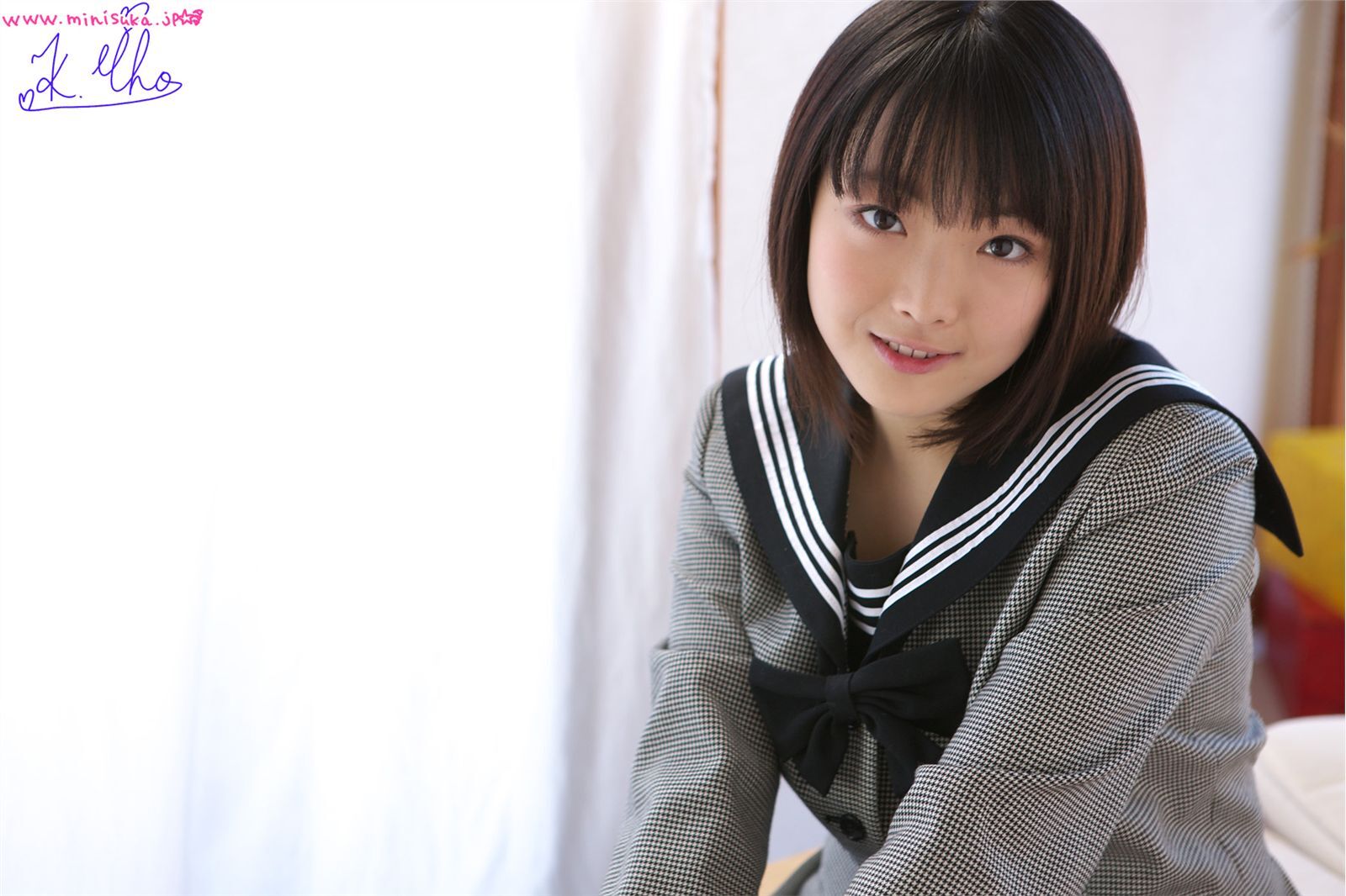 RIHO Kayama 02 Minisuka. TV Women's high school girl